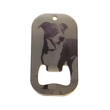 Load image into Gallery viewer, Metallic Pet Photo Bottle Opener