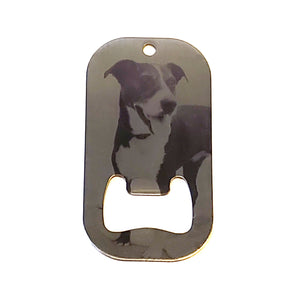 Metallic Pet Photo Bottle Opener