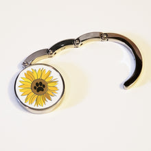 Load image into Gallery viewer, Sunflower Paw Print Purse Hanger