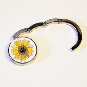 Sunflower Paw Print Purse Hanger